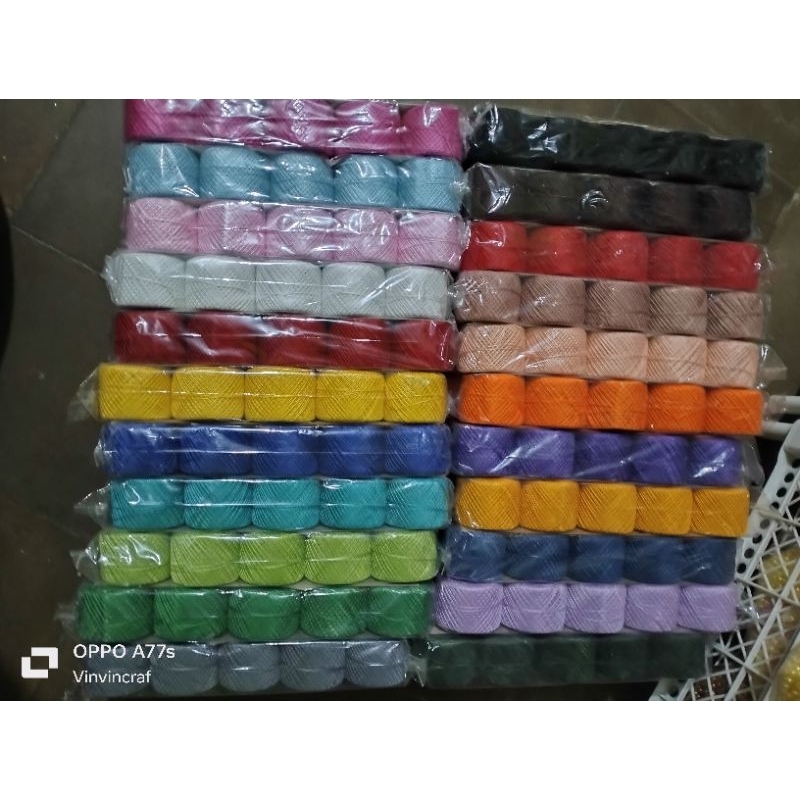 Grosir 1pak / 10roll Benang Sulam - Benang Jahit - Benang Sulam