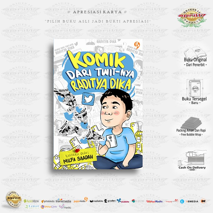 KOMIK DARI TWIT-NYA RADITYA DIKA - Penulis: Raditya Dika , Penerbit: GagasMedia