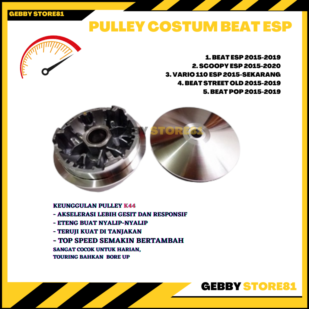 Rumah Roller pulley Custom Interlock Beat fi Esp (Stater halus) k44 scoopy esp vario 110 Beat fi esp
