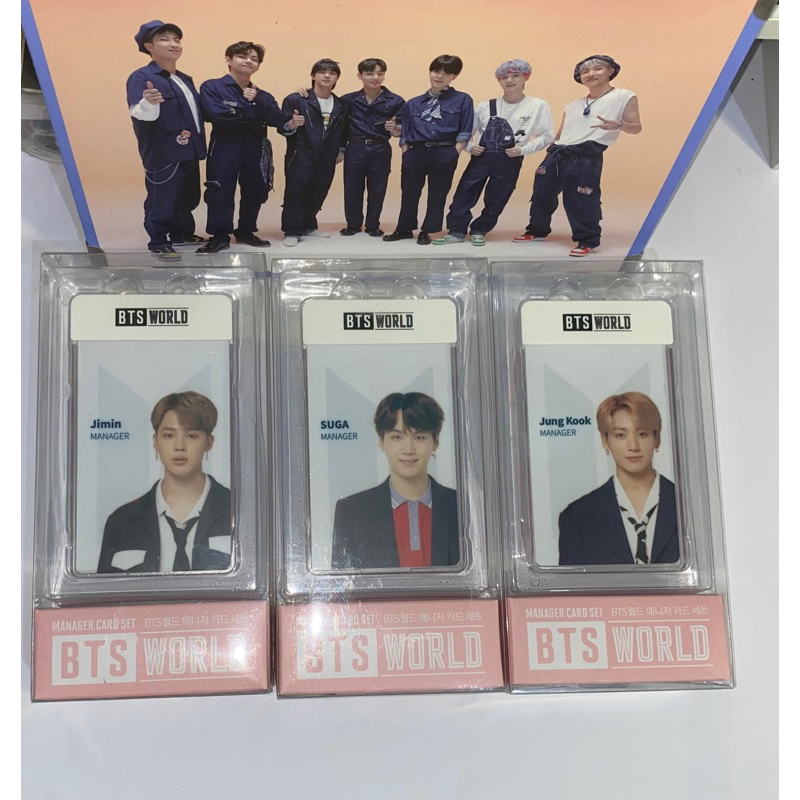 MANAGER CARD SET BTS WORLD