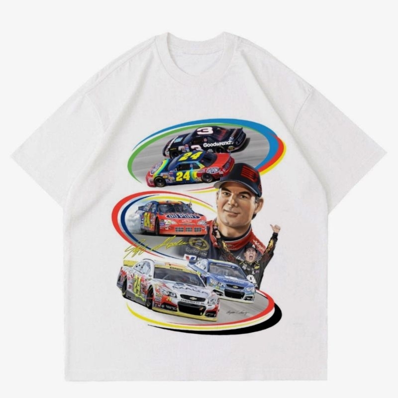 TSHIRT VINTAGE NASCAR "JEFF GORDON 24" | BAJU KAOS VINTAGE NASCAR UNISEX