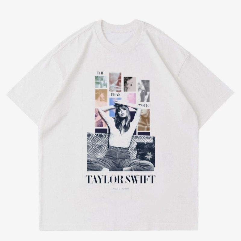 TSHIRT VINTAGE BAND TAYLOR SWIFT "THE ERAS TOUR" | BAJU KAOS BAND UNISEX