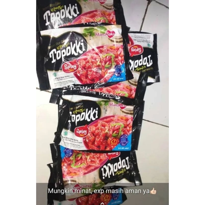 

toppoky instan viral Korea spicy