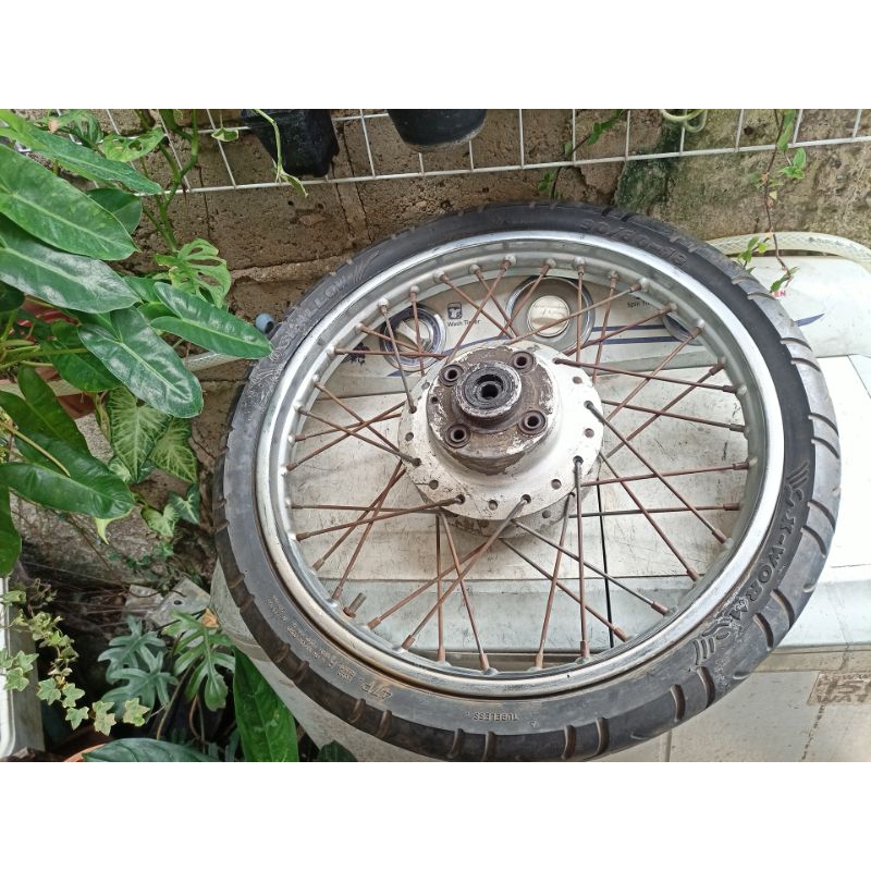 Velg megapro mega pro Tiger gl pro gl 100 pelek jari tromol original kelengkapannya sesuai d