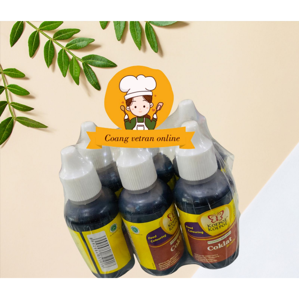 

koepoe-koepoe pewarna coklat 30 ml