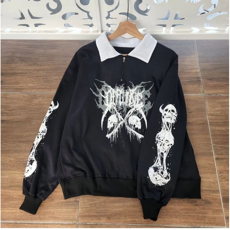 SWEATER SKULL COLAR