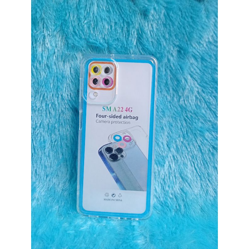 Softcase Silikon Transparan SAMSUNG A22-4G  Casing bening Clear transparan