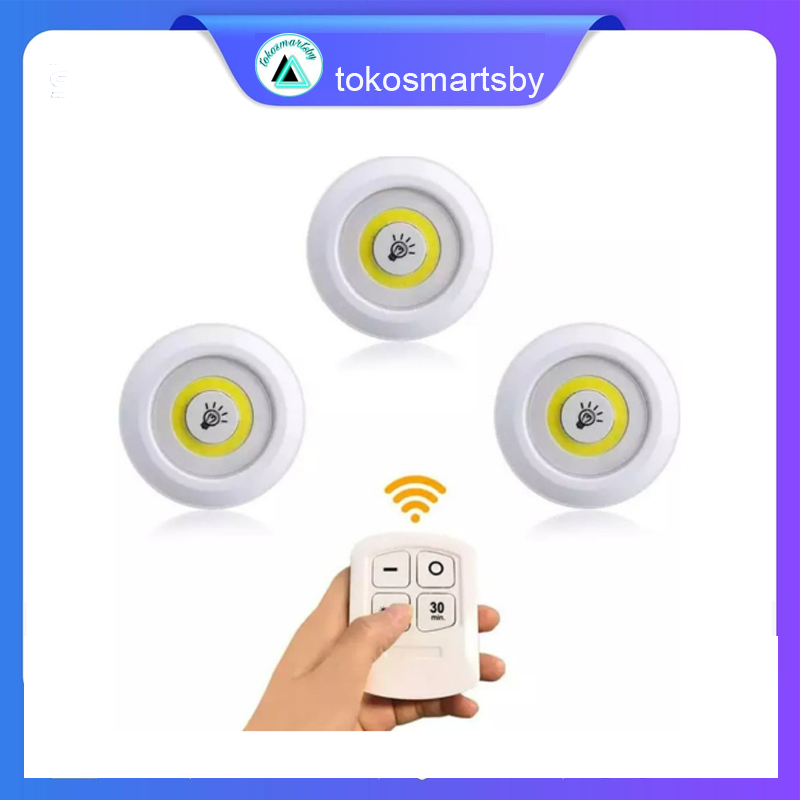 Lampu Emergency LED Remote / Lampu Tempel COB Dengan REMOTE