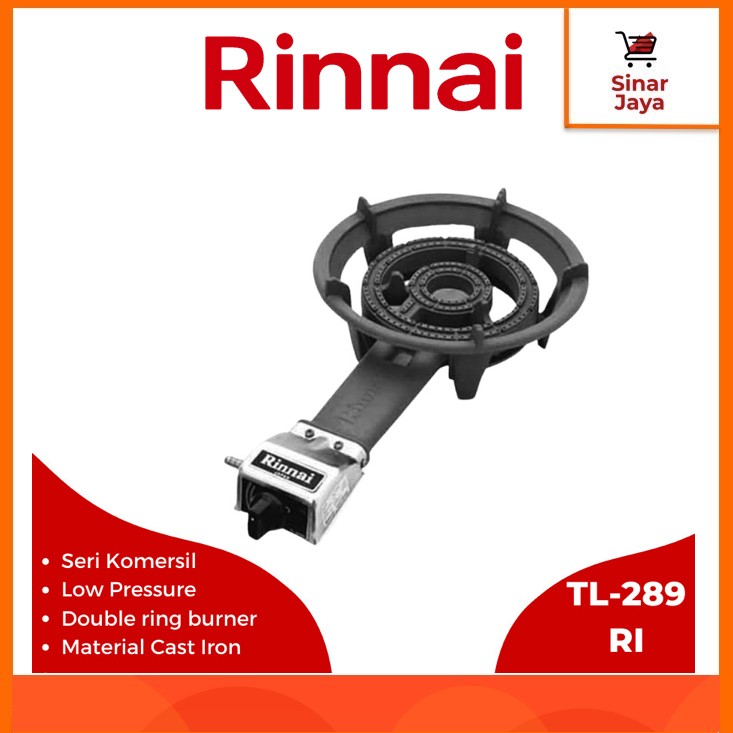 RINNAI TL-289 RI Kompor Gas Komersial / Cor (Kompor Industri)