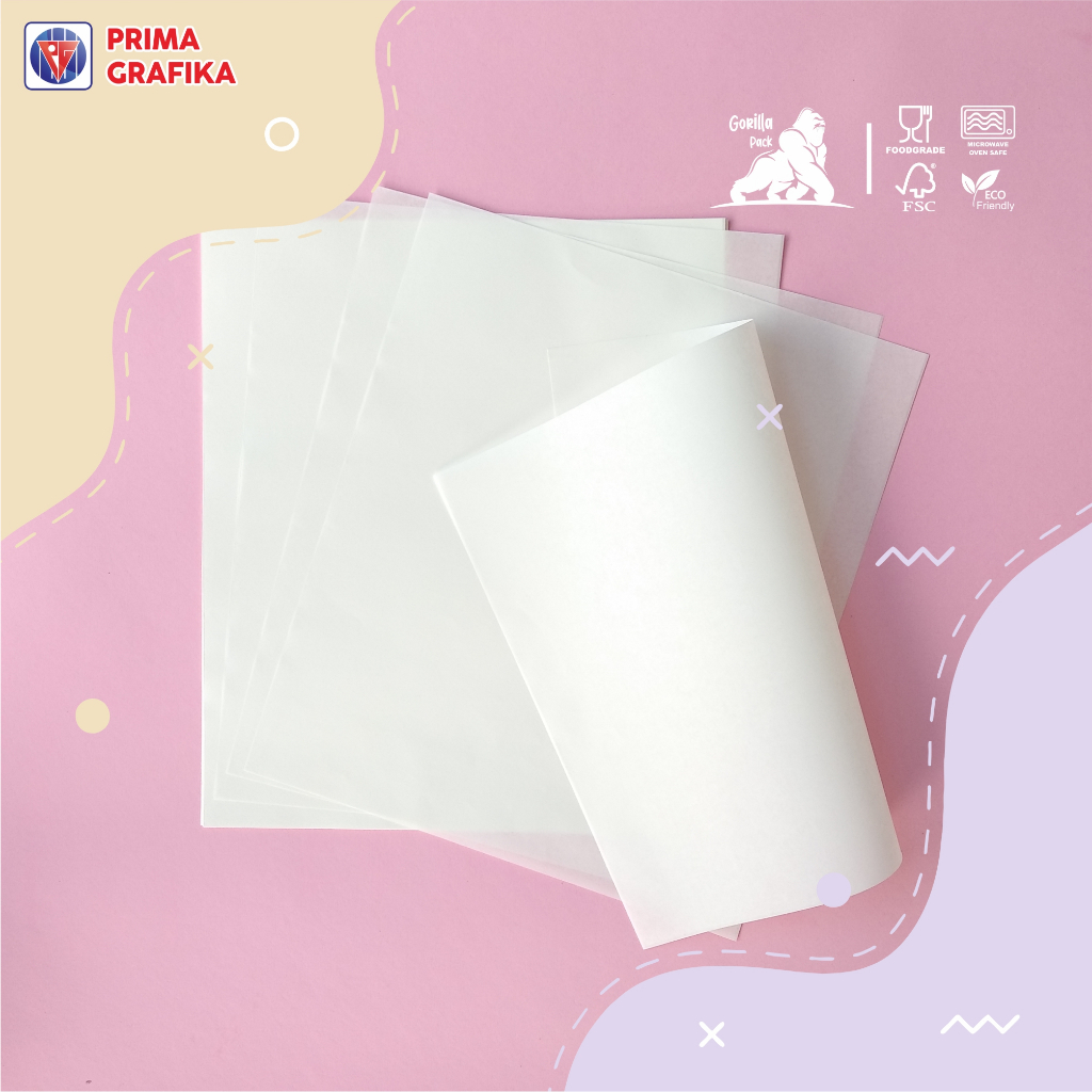 

Kertas Roti Foodgrade 22 x 25 cm Greaseproof - Wrap Paper / Kertas Pembungkus