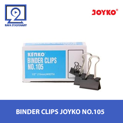 

BINDER CLIPS JOYKO NO.105 / 1 Box
