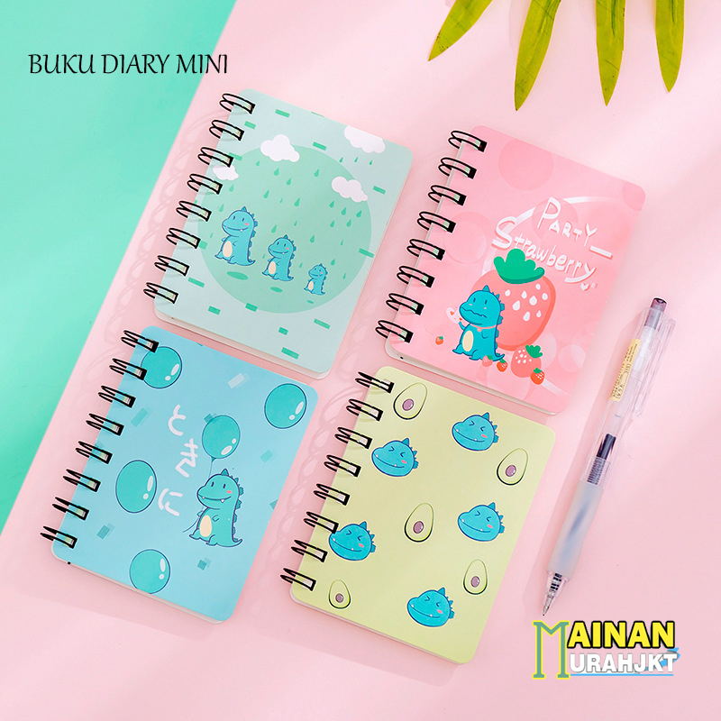 

ATK BUKU TULIS DIARY MINI MK-5138 BUKU TULIS DIARY A7 LUCU BERKARAKTER BAGIAN DALAM POLOS BERGARIS