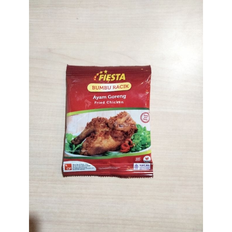 

FIESTA Bumbu Racik Ayam Goreng 20g (Dapat 2 pcs)