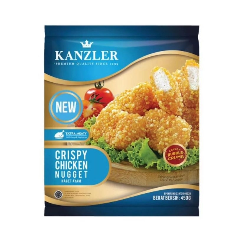 

Kanzler Crispy Chicken Nugget / Naget Ayam 450gram isi 22pcs