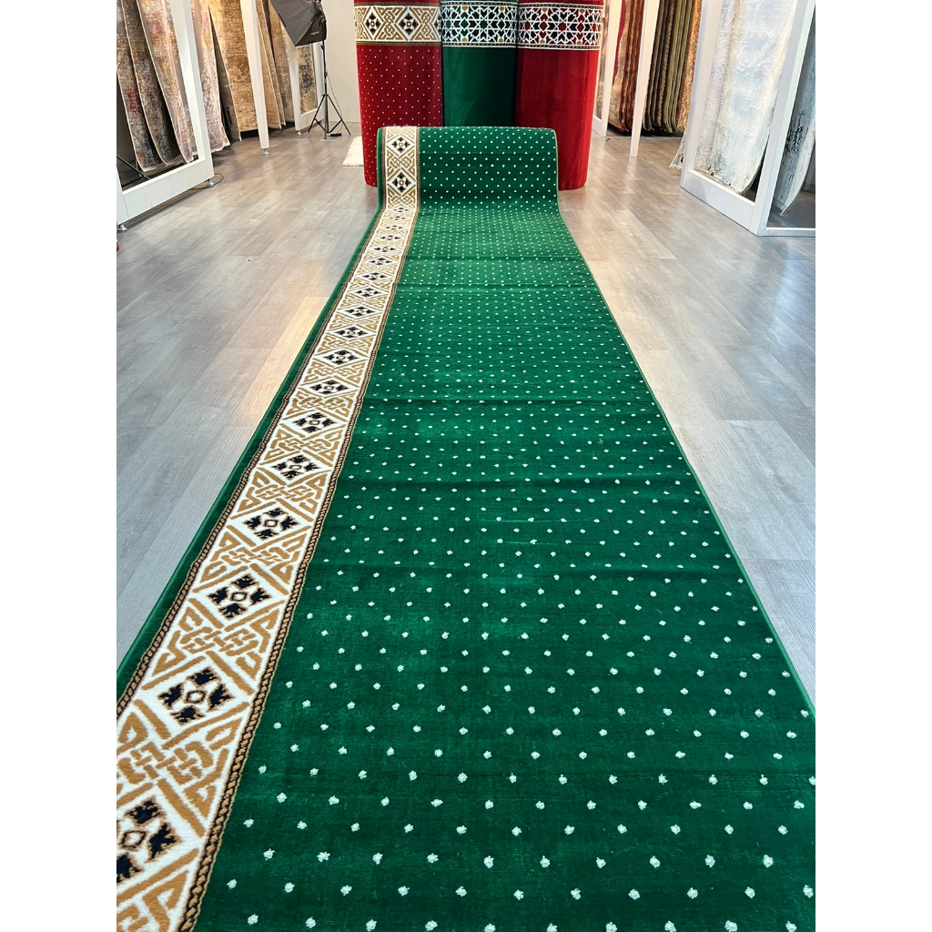 Karpet Masjid Sajadah Mushola Roll Gizem Panjang 6 Meter