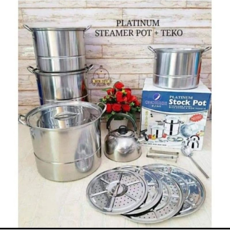 PANCI STOCK POT DANDANG STOCK POT PANCI STEAMER SET
