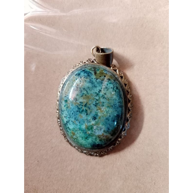 batu liontin akik hijau garut