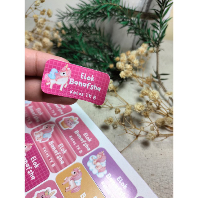 

RK (SNK) STIKER LABEL NAMA ANAK WATERPROOF