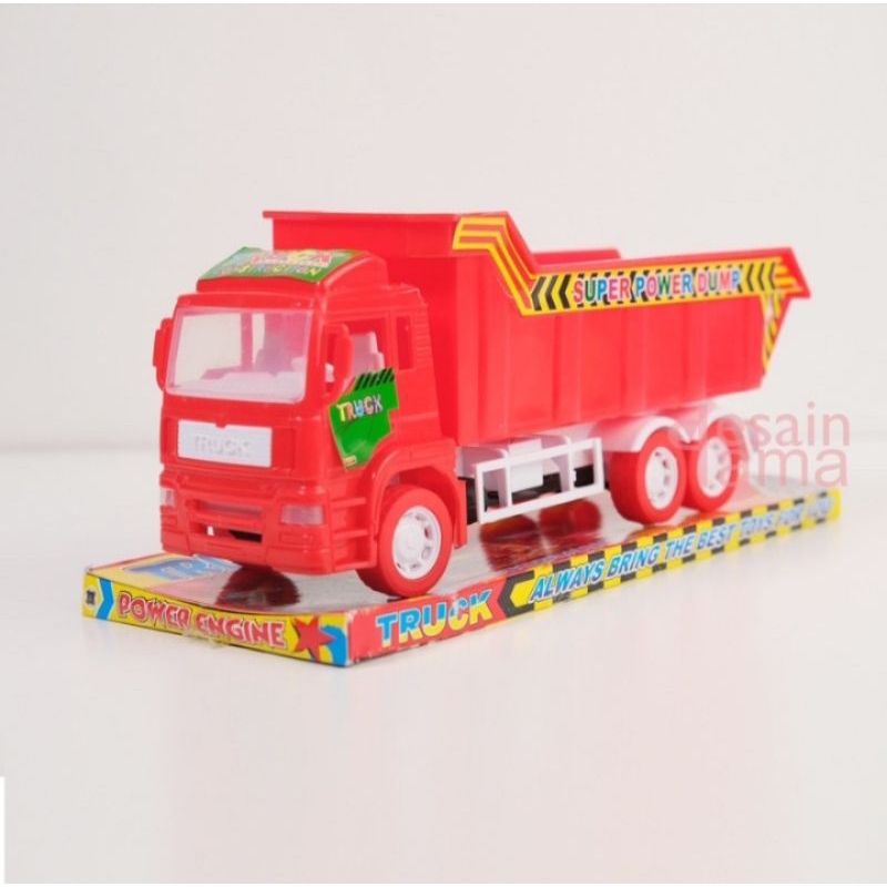 Mainan Anak Laki-laki Truk Bak Gandeng Dan Non Gandeng / Mainan Truk Kontainer Gandeng / Mainan Truk