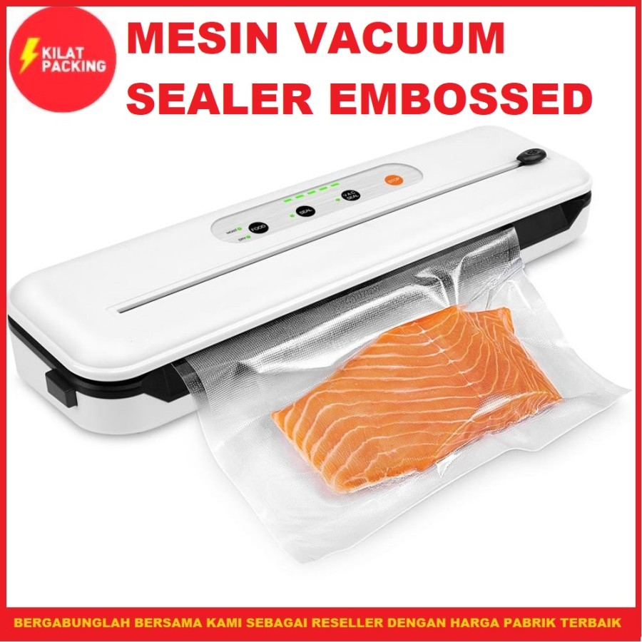 MESIN VACUUM SEALER  - MESIN VAKUM SEALER MAKANAN DELKOCHOICE OTOMATIS / MANUAL