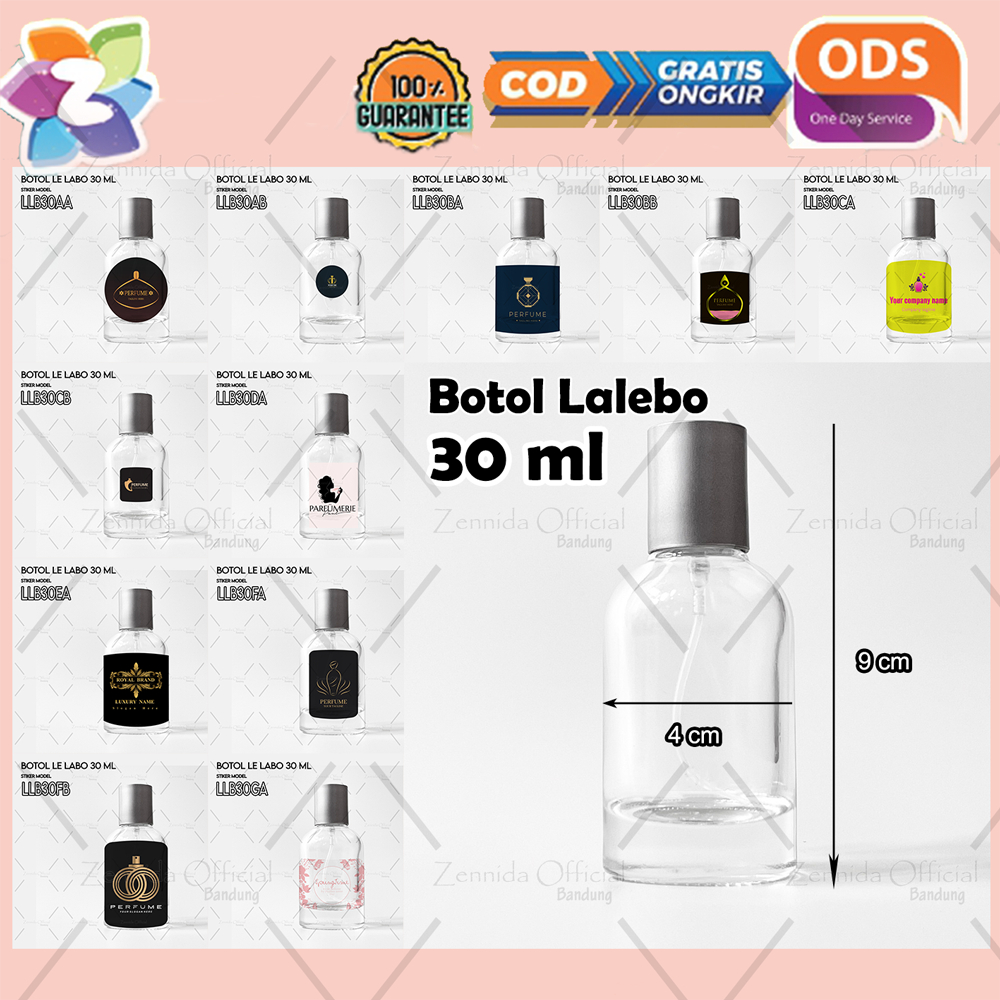 

Stiker Botol Parfum LeLabo 30 ml Parfume Sticker Label Custom Le Labo Premium Glossy