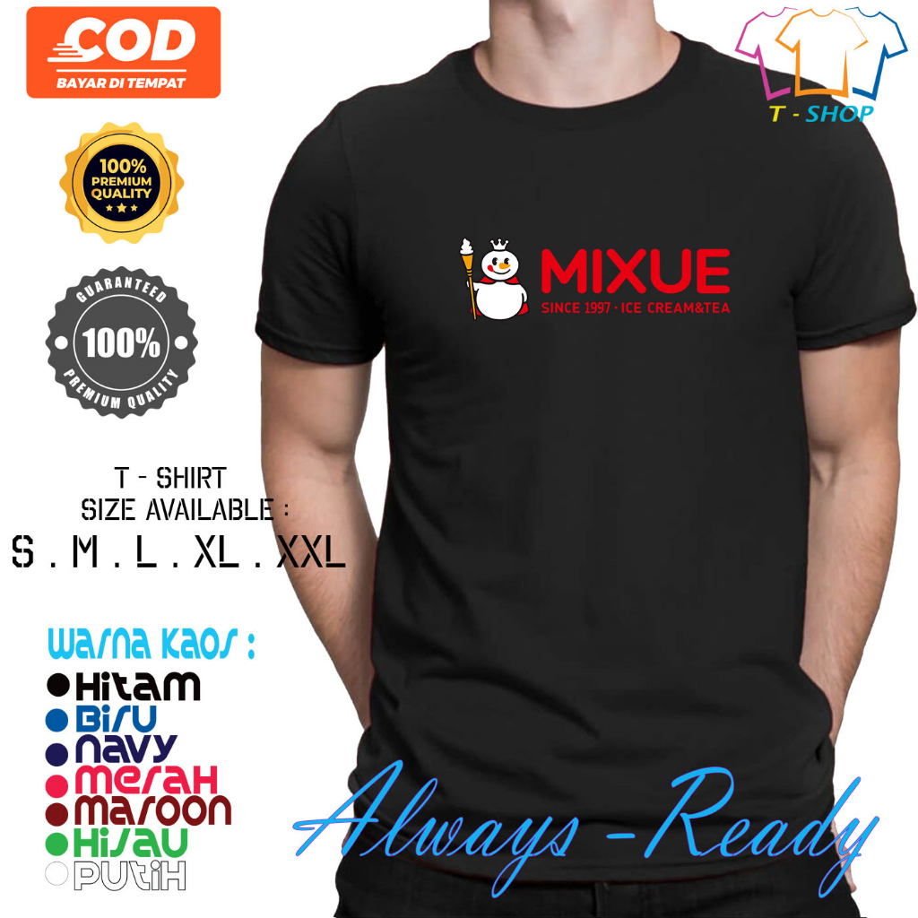 Kaos Baju MIXUE Kaos Distro Perusahaan