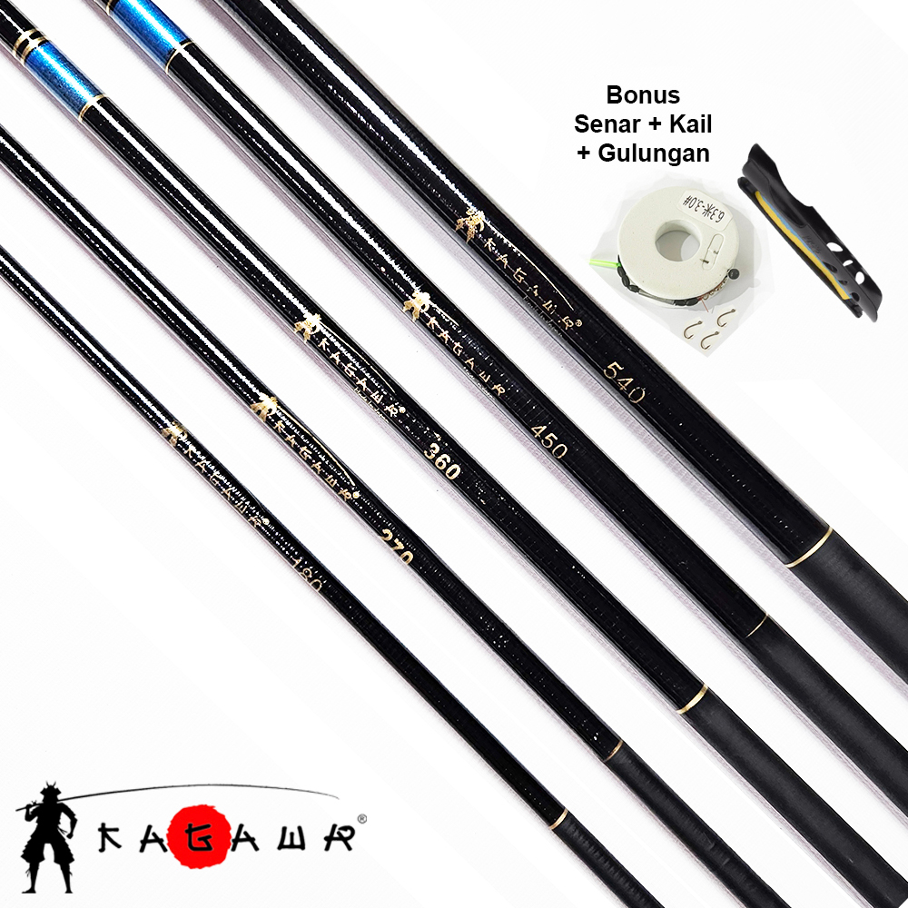 TERBAIK JORAN TEGEK PANCING BONUS LENGKAP KAGAWA BLACK GLOSS EDITION BERKUALITAS