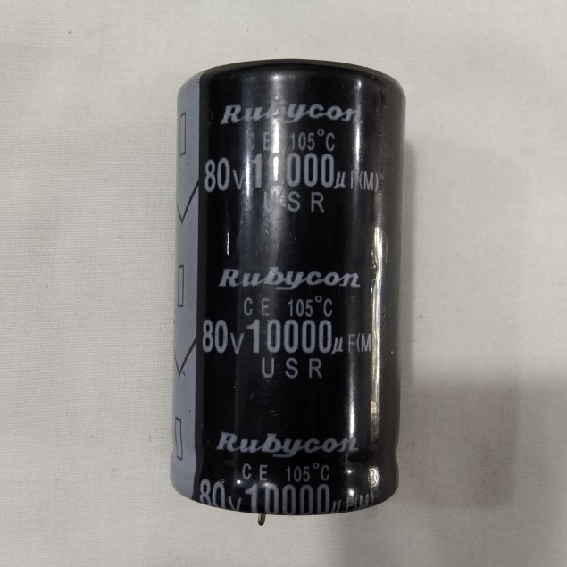 ELCO CAPACITOR 10000UF 80V RUBYCON ELKO ELCO 10000 80V