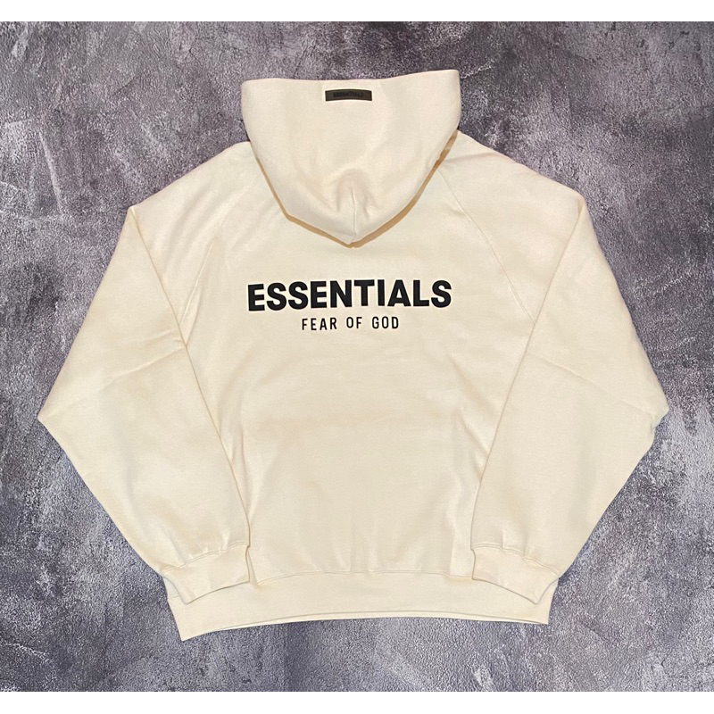 Hoodie Essentials FOG rubber font second preloved