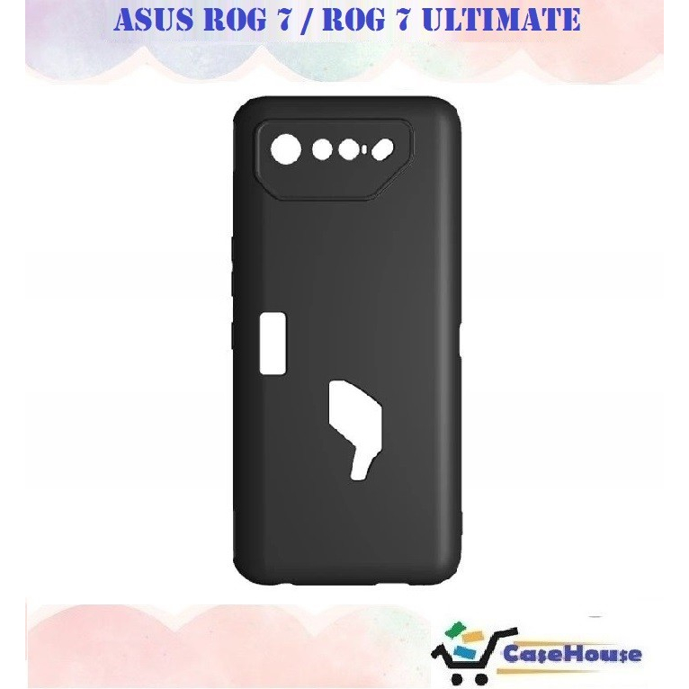 ASUS ROG 7 / ROG 6 / ROG 5 / ROG 5S / ROG 3 / ROG 2 SOFTCASE PREMIUM MACARON BLACK COVER TPU SILICON