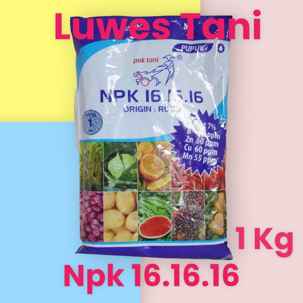 PUPUK NPK 16 pak tani 1kg kemasan original