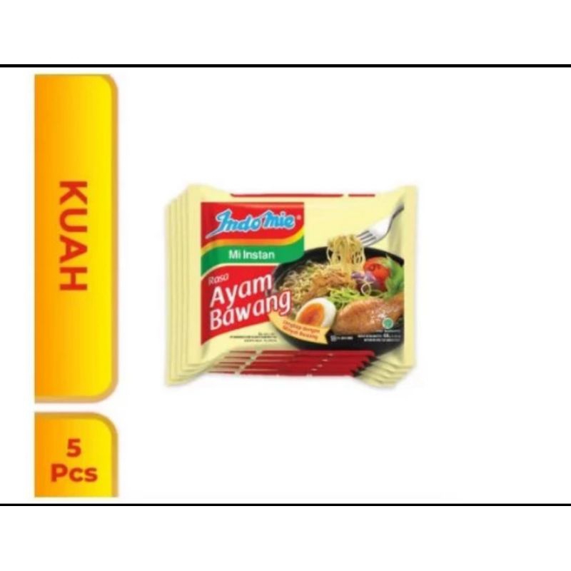 

indomie ayam bawang 5 pcs