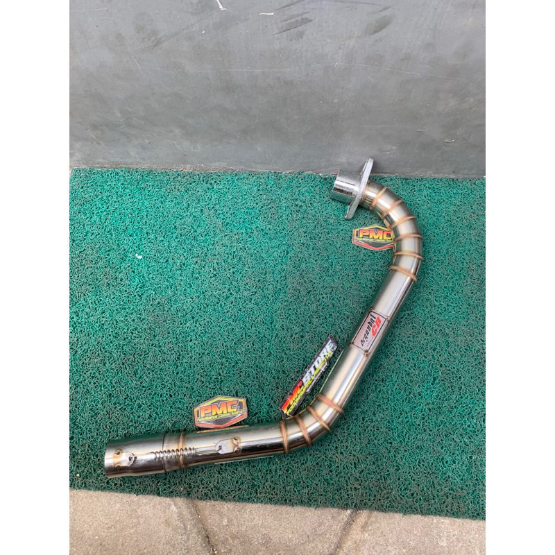 Leheran leher knalpot cb gl megapro tiger stainless cacing merk BEGUNDALCB