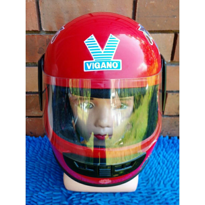 HELM ANAK FULL FACE CLASSIK MERK DMI VIGANO ORIGINAL NOS / BARU STOK LAWASAN SPIDERMAN