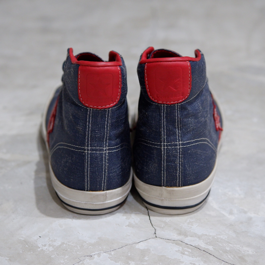 JOHN VARVATOS X CONVERSE STAR PLAYER MID BLUE