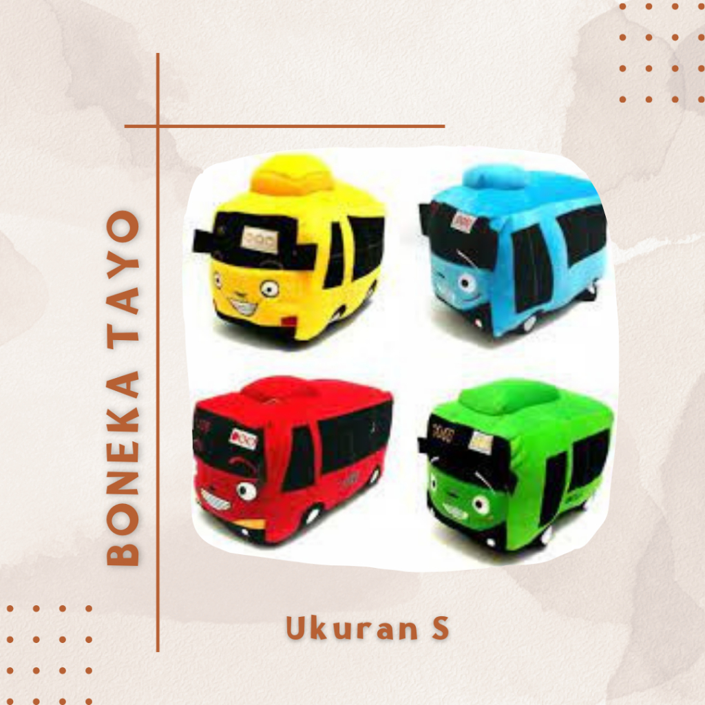 Boneka Murah - Boneka Capit - Boneka Tayo - Boneka Bis - E Tayo