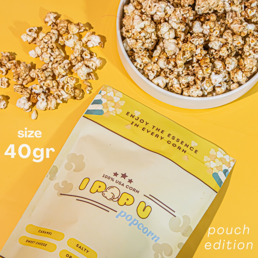 

Popcorn Bioskop 40gr Popcorn CGV sz 40gr / I POP U Premium Popcorn cemilan keluarga / cemilan anak TANPA PENGAWET / Makanan ringan