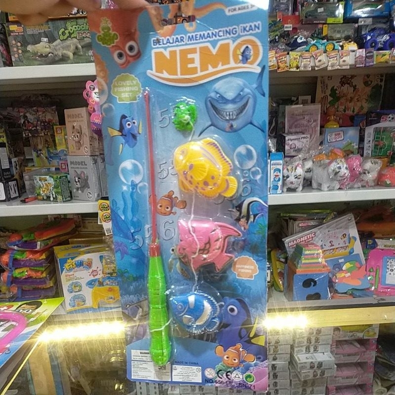 mainan pancingan ikan nemo