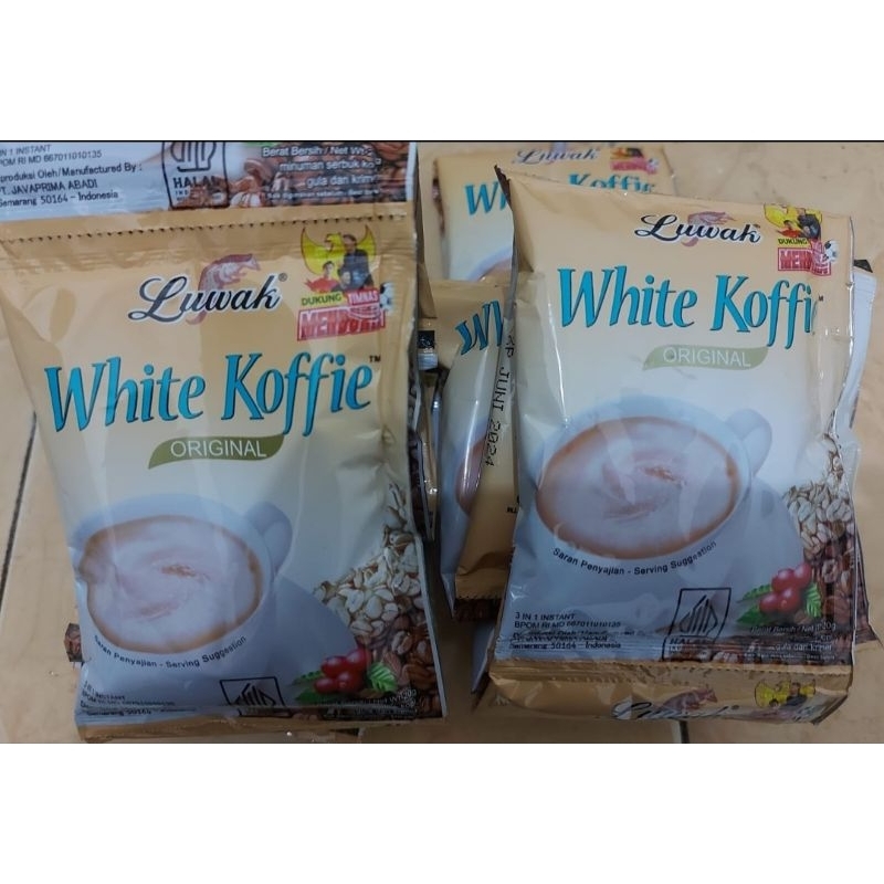 

LUWAK WHITE KOFFIE RENTENG 10 SACHET