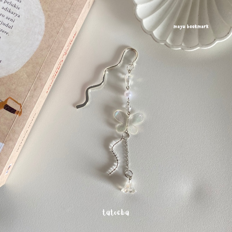 

Mayu Bookmark - Beaded Bookmark / Pembatas Buku Manik Lucu