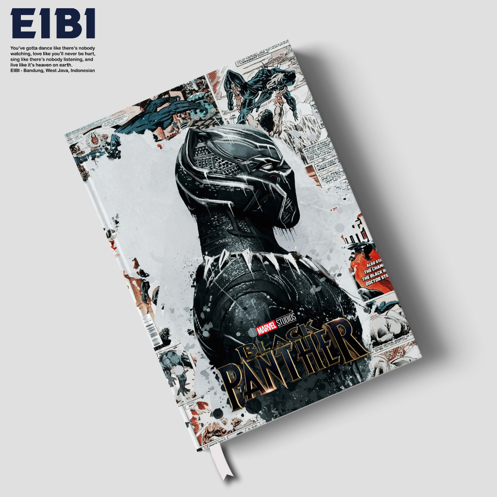

Eibibook Buku Tulis Catatan Notebook Hardcover Marvel Series Black Panther Aesthetic