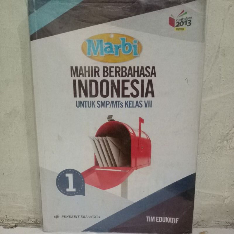 

Buku Bahasa Indonesia kelas 7 second Penerbit Erlangga