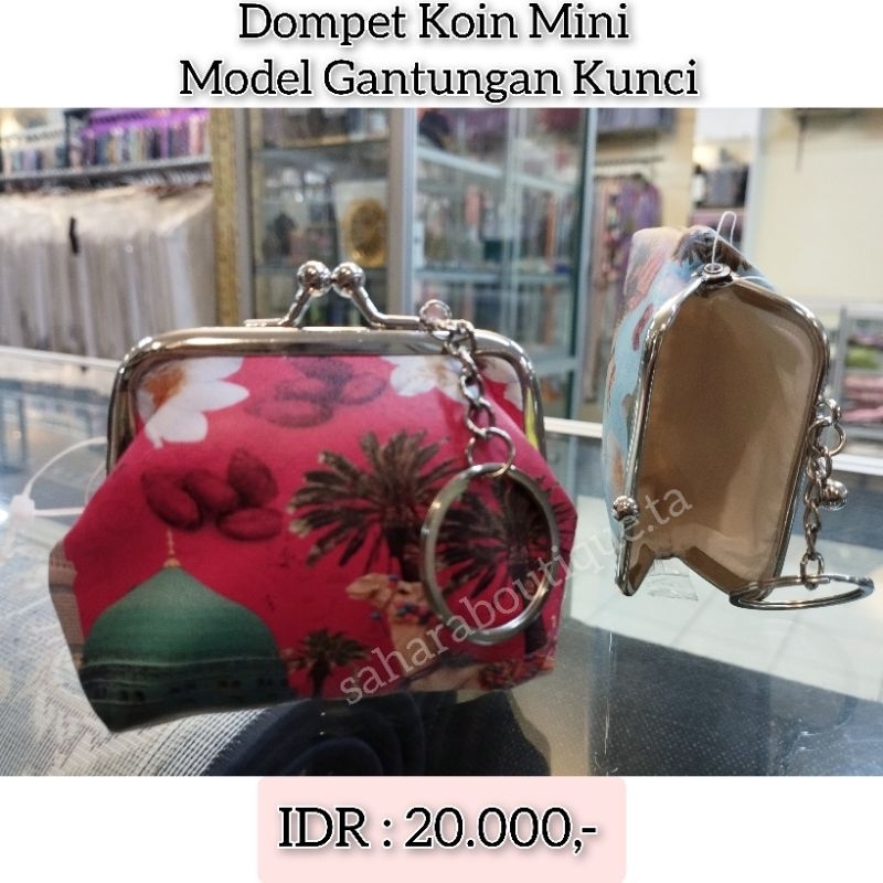 Dompet Koin Mini Model Gantungan Kunci