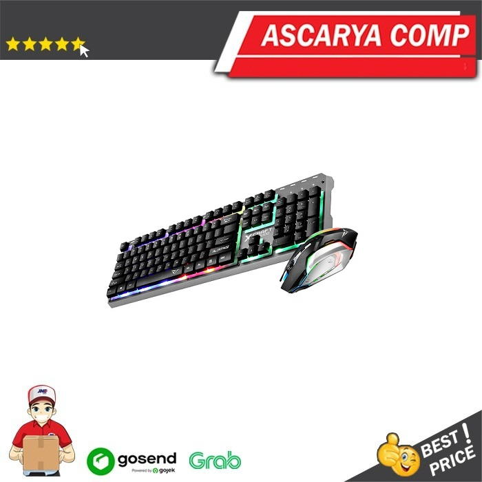 Keyboard & Mouse Gaming Alcatroz X-Craft XC 3000 Spill Proof RGB