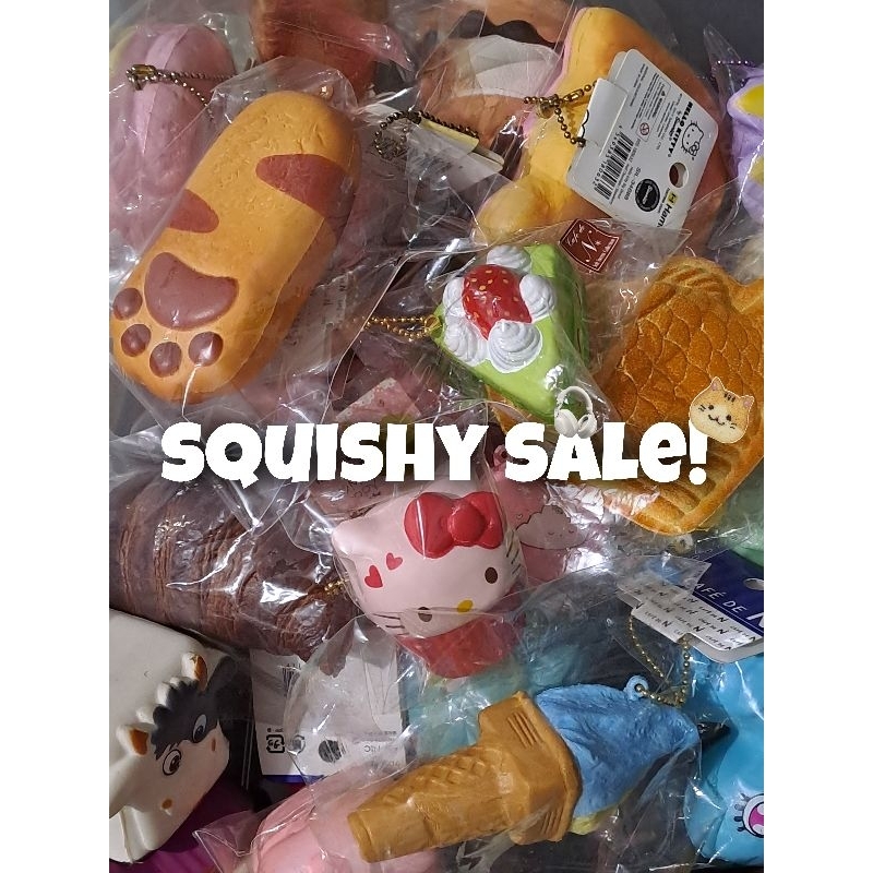 Flashsale squishy ☆°○°☆ [cafe de n croissant, cdn cake,ibloom share bread] BISA REQ LIVE