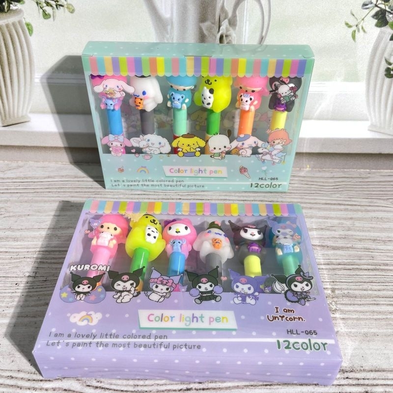 

Stabilo Sanrio 1 Set Isi 6 Pcs Stabilo Sanrio Melody Kuromi Purin Alat Tulis Kantor Lucu Unik Kado Viral Termurah