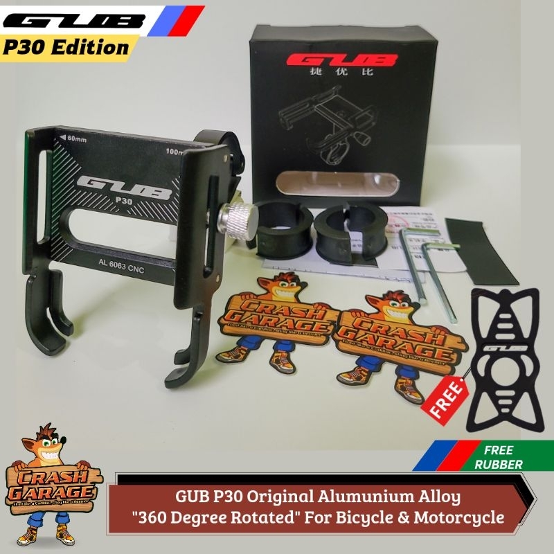 PRM GUB P30 Phone Holder Hp Motor GUP P30 Original Dudukan Hp di Motor Tempat Hp di Motor Stand