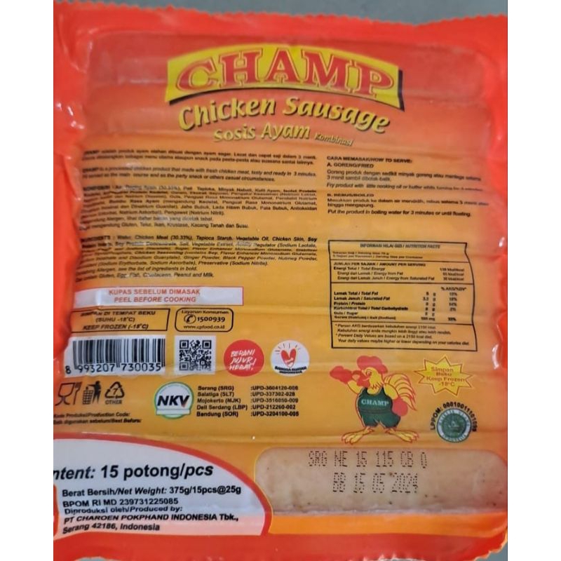 

Champ sosis ayam