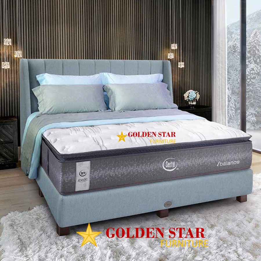 SET / Kasur SERTA I-Balance Spring Bed160/180/200 ibalance springbed
