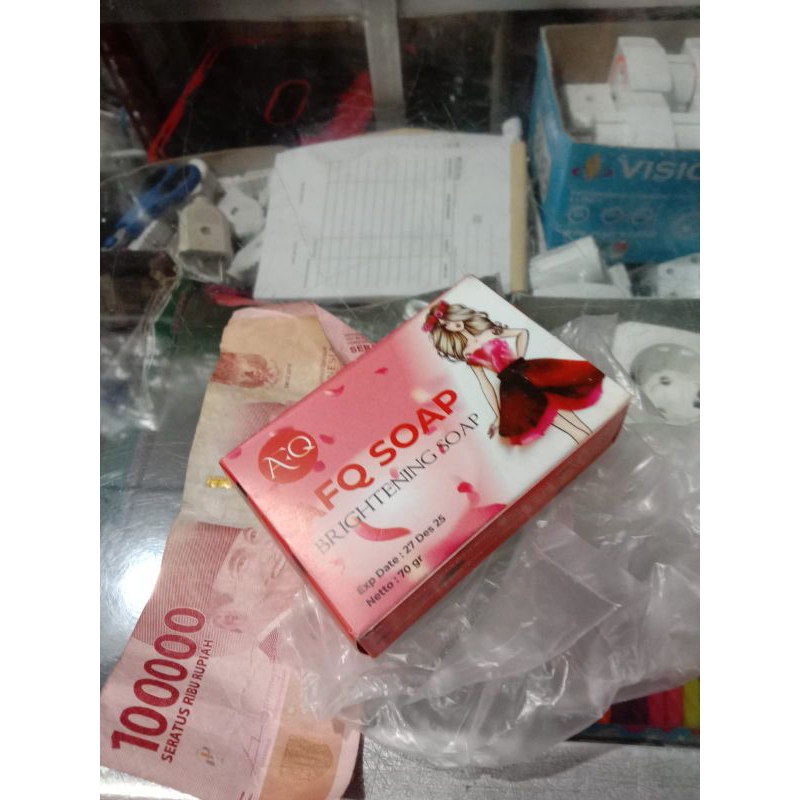 sabun pemutih AFQ kemasan,baru